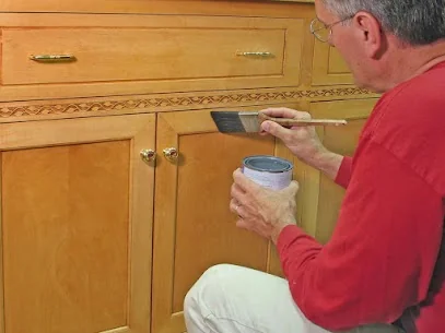 Bathroom Cabinet refinishing services | Wallscapers 1142